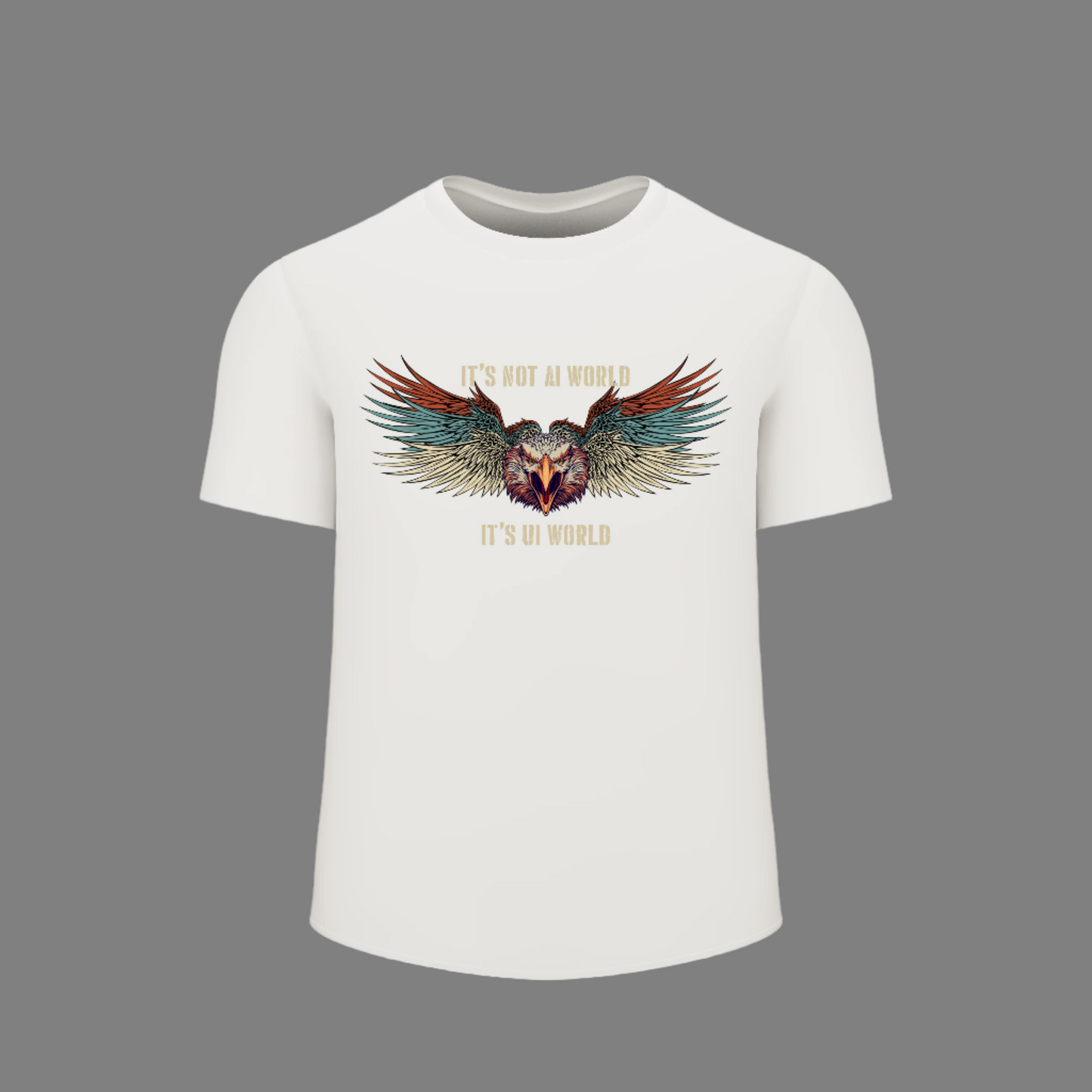 UI Movie Exclusive White T-Shirt - Flying Eagle