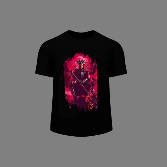 UI Movie Exclusive Black T-Shirt – King on Throne Edition